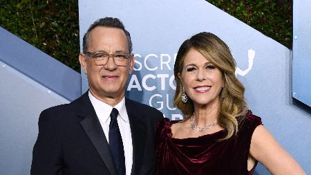 Tom Hanks has been married twice in his life.